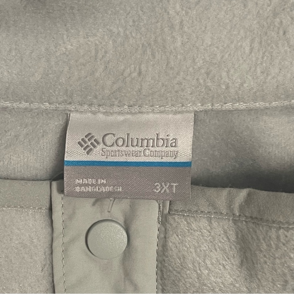 Columbia Men's Two-Tone Fleece Pullover - Light Gray and Blue - Picture 6 of 10
